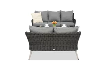 Mueble jardín Bilbao Coffee con mesita para 5 Garden Point antracita