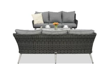 Muebles de jardín Bilbao Coffee con mesita para 6 personas Garden Point antracita