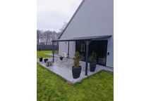 Cubierta de policarbonato para terraza Ohio 3,05 x 4,36 m CoverTech antracita