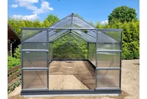 Invernadero de aluminio Azalia 3,08 x 5,5 m CoverTech antracita