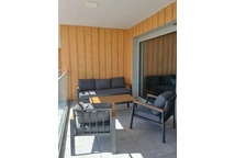 Un conjunto de muebles de jardín Zakynthos Coffee 5 antracita Garden Point