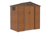 Casa de herramientas metálica Malmo 2,1 x 1,3 m Tienda Boss marrón