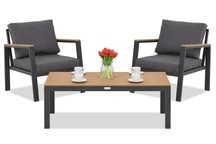 Conjunto de muebles de terraza Zakintos Terrace antracita Garden Point