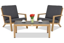 Conjunto de muebles de terraza de madera Braga Garden Point
