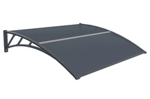Toldo sobre puerta Tiset 120 x 150cm CoverTech antracita