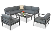 Garden Point Porto Corner 6 muebles esquineros antracita