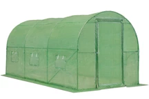Invernadero de plástico 2x4m verde con puerta Garden Point