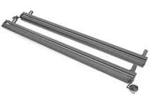 Juego de estores enrollables antracita para la pérgola La Palma lateral con una longitud de 4m Garden Point