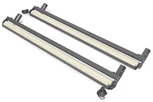 Juego de estores enrollables beige para pérgola La Palma lateral de 3m de largo Garden Point