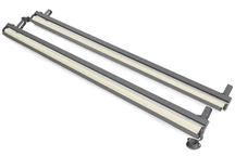 Juego de estores enrollables beige para pérgola La Palma lateral de 4m de largo Garden Point