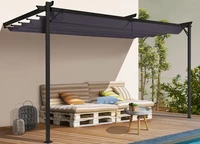 Marquesina de terraza antracita Santana 3x3 Garden Point