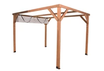 Pérgola de madera para terraza Aruba 3 x 3,7 m Garden Point