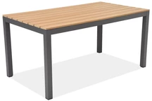 Mesa de aluminio antracita Zakintos Garden Point