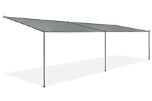 Toldo de terraza antracita Génova 3 x 8 m Garden Point