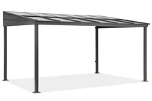 AlAluminiowe zadaszenie tarasowe 3 x 4 m Tarragona Garden Point antracyt