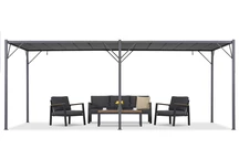 Antracita Málaga 3x6m Pérgola de terraza Garden Point