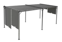 Antracita Sevilla 3x6m Pérgola de terraza Garden Point