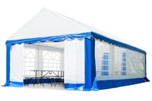 Carpa para fiestas de jardín blanca Bavaria 4x8 m Garden Point