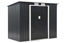 Casa de herramientas metálica Oklahoma 2 x 1,2 m Tienda Boss antracita