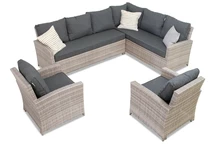 Conjunto jardín Parma Corner 7 gris Garden Point (1)