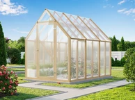 Invernadero de madera 2,1 x 3,1 m CoverTech