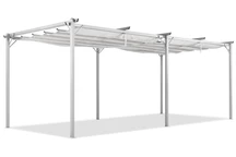 Pérgola blanca para terraza Garden Point La Palma 3x6m