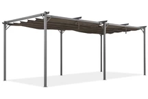 Pérgola de terraza Brown La Palma 3x6m Garden Point