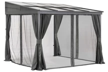 Toldo de aluminio 3 x 3 m Tarragona Premium Garden Point antracita