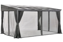 Toldo de aluminio 3 x 4 m Tarragona Premium Garden Point antracita