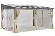 Toldo de aluminio 3 x 4 m Tarragona Premium Garden Point beige