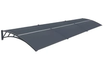 Toldo sobre puerta Tiset 120 x 450cm CoverTech antracita