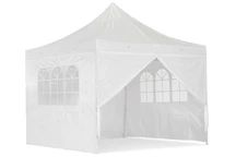 Carpa blanca Essen 3x3m con paredes laterales Garden Point
