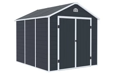 Casa de herramientas de plástico Bergen 2,4 x 2,8 m CoverTech antracita