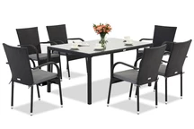 Conjunto de jardín Milan technorattan