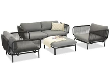 Conjunto de muebles de jardín Garden Point Perez Coffee 4 antracita