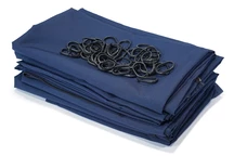 Cortinas azul marino para pabellón de jardín Ibiza 3x4m Garden Point