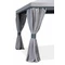 Cortinas gris para pabellón Valencia 3x6 m Garden Point