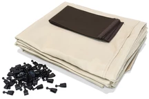 Cortinas para cenador Beige Cerdeña 3x4 Garden Point