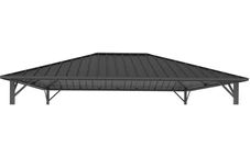 Garden Point Itaca 3x3 antracita cenador techo