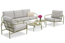 Imperia Garden Point muebles de jardín de metal verde