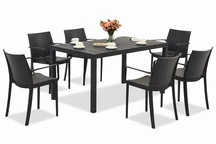 Juego de muebles de jardín King/Victoria antracita para 6 personas Bica