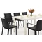 Conjunto de muebles de jardín King/Victoria blanco y antracita para 8 personas Bica