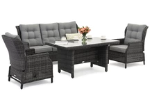 Malaga Apetito 5 antracita Garden Point technorattan muebles