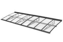 Marquesina de puerta Kassel 100 x 300 cm CoverTech antracita