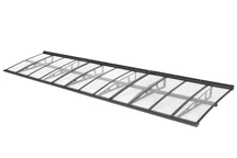 Marquesina de puerta Kassel 100 x 450 cm CoverTech antracita