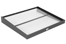 Marquesina de puerta Lubeka 100 x 120 cm CoverTech antracita