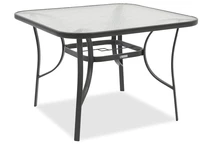 Mesa cuadrada Garden Point Modena gris