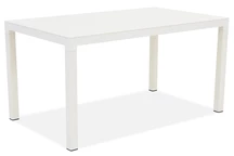 Mesa de jardín King blanca Bica