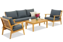 Muebles de jardín de madera Lucene Garden Point