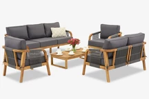 Muebles de jardín de madera de acacia Mumbai Coffee 7 Garden Point